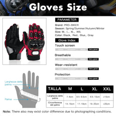 Touchscreen Motorcycle Racing Gloves