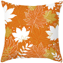 Maple Leaf Pumpkin Pillowcase