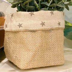 Reversible Burlap Plant Cover