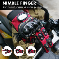 Touchscreen Motorcycle Racing Gloves