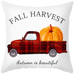 Maple Leaf Pumpkin Pillowcase