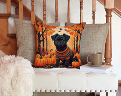 Affenpinscher Fall Throw Pillow