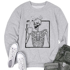 Halloween Print Sweatshirt