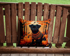 Affenpinscher Fall Throw Pillow